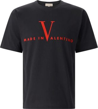Valentino T-Shirt - Heren - T-shirts - Zwart - S - Katoen - Tops