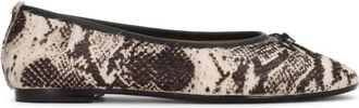 Kazar Marve Ballerinas - Dames - Ballerinas - Bruin - 36 EU - Leer - Schoenen