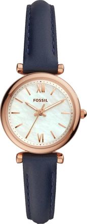 Fossil Womens Carlie Mini Mother of Pearl Dial Watch