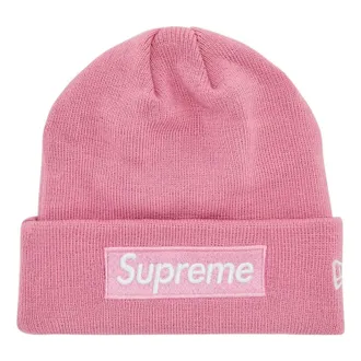 SUPREME x New Era Box Logo Beanie Dusty Pink FW24BN13-DUSTY-PINK
