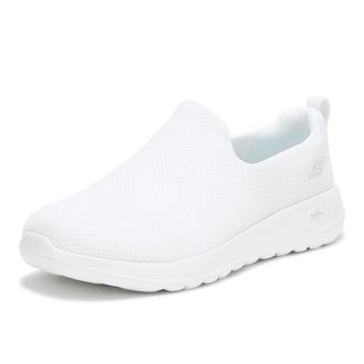 Skechers Mens Go Walk Max Air Mesh Slip-on Walking Shoes, White, 11.5 UK