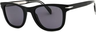 David Beckham Sunglasses Square Full Rim, Black Frame And Grey Polarized Lens Db1006/s0807M9