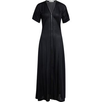 Christophe Lemaire Jersey Zip Maxi Dress in Urchin at Nordstrom, Size X-Large