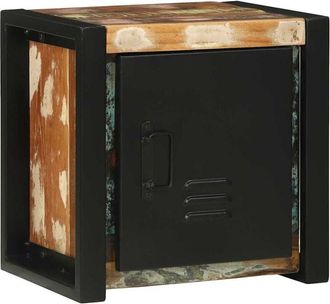 vidaXL Mobile da Bagno con porta Marrone Legno massello di recupero - Vidaxl