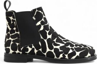 Frau Stivaletto - Dames - Chelseaboots - Zwart - 35 EU - Leer - Schoenen
