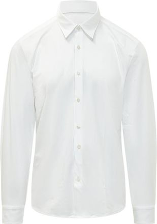 HUGO BOSS White Regular Solid Shirt