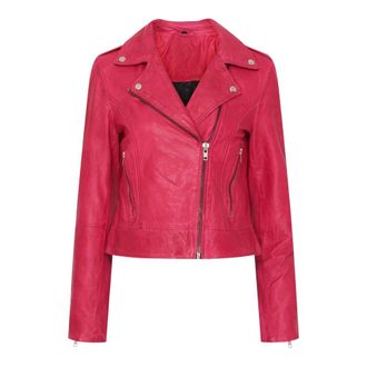 Notyz Biker Jacket - - Jackets - Donna - Rosa - S