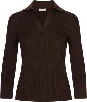 Agnona V-neck Truien - Dames - V-hals truien - Bruin - S - Truien & Vesten
