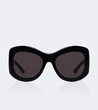 Gucci Occhiali da sole oversize Double G
