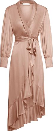 Zimmermann SILK WRAP MIDI DRESS - Zimmermann - Woman