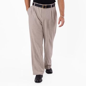 HUGO BOSS Mens Straight Waistband Wool Pants, Size Medium