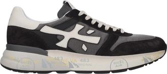 Premiata Mick 8085 - Heren - Sneakers - Zwart - 43 EU - Leer - Schoenen