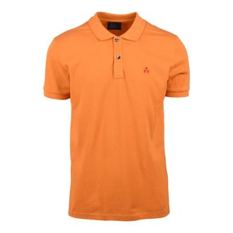 Peuterey Polo Shirts, male, Orange, Size: M Polo