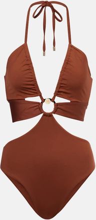 Max Mara Cleopatra cutout swimsuit