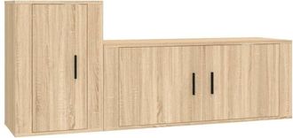 vidaXL Vidaxl - 2 Piece tv Cabinet Set Sonoma Oak Engineered Wood