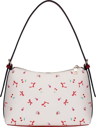 Generic Shoulder Bag for Women Floral Hobo Bag PU Leather Removable Strap Satchel Purse Tote Bag for Work Tavel