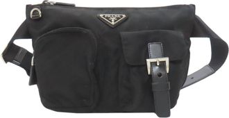 Prada Black Nylon Sling Bag (Pre-Owned)