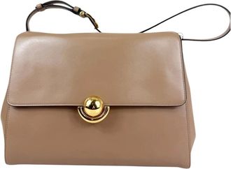 Furla Shoulder Bags, female, Brown, Size: ONE SIZE Domus M Shoulder Bag