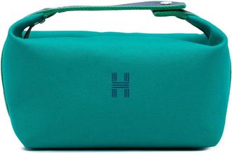 Herm&egrave;s Trousse Bride A Brac grande in tela 2021-2025 - Blu