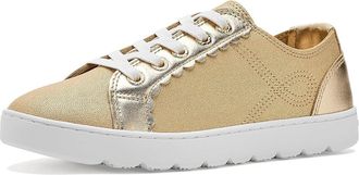 Lilly Pulitzer The Lilly Sneakers Womens Shoes Gold Metallic : 7.5 M, Leather