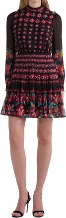 Saloni Isa Short Dress In Cordia Posey