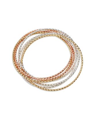 Savvy Cie Jewels Set Of 7 Bangle Bracelets