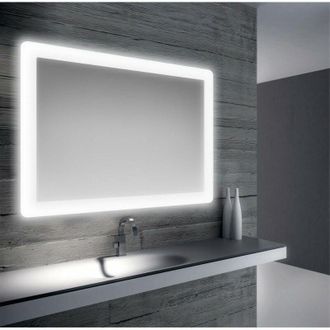 San Marco San Marco - Specchio bagno retroilluminato a led su tutto il perimetro 100x70 cm Specchio ed antifog
