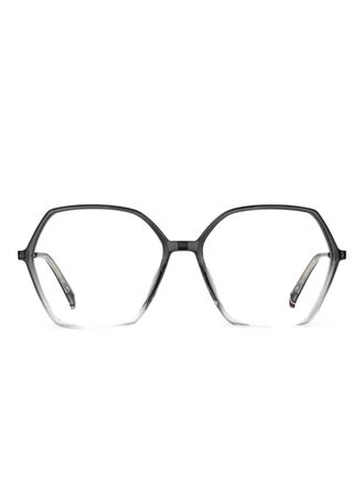 Tommy Hilfiger geometric-frame glasses - Grey