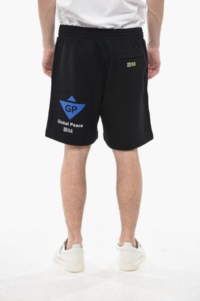 Givenchy Shorts in Cotone Garzato LIFES HARD con Ricamo Givenchy