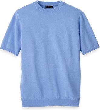 Paul Fredrick Supima Cotton Crew Neck Sweater