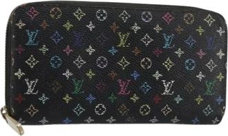 Louis Vuitton Pre-owned Wallets, female, Black, Size: ONE SIZE Pre-owned Canvas Wallet