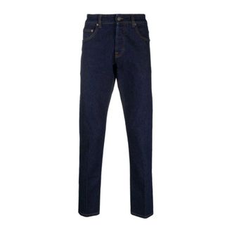 Lardini Heren, Jeans, Blauw, Maat: W31 Katoen