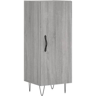vidaXL Sideboard Grey Sonoma 34.5x34x90 cm Engineered Wood Vidaxl
