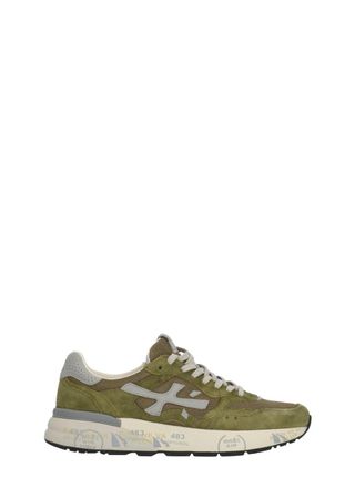 Premiata Green Mick 0.1 Suede Sneakers