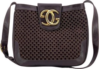 Gucci Gucci Vintage Su&egrave;de Schoudertas Ophidia