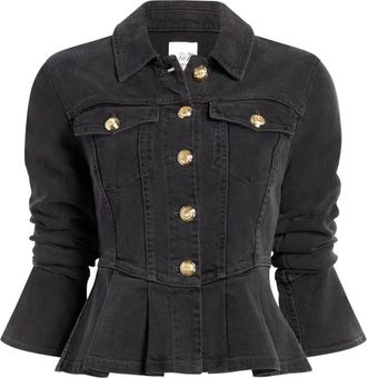 Cinq &agrave; Sept Giacca denim Dahlia - Nero