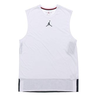 Nike Jordan Air Jordan Basketball Training Sports Sleeveless Vest White CJ4576-100