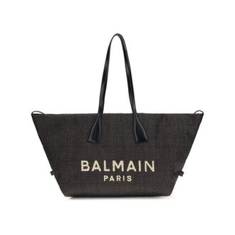 Balmain Tote Bags, female, Black, Size: ONE SIZE Track Tote Bag