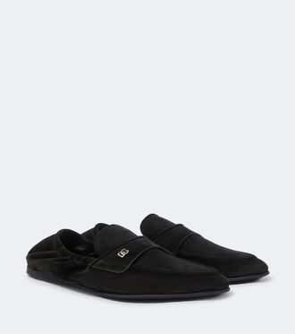 Dolce & Gabbana DG suede loafers