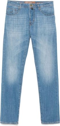 Jacob Cohen Blue Five Pockets Denim Jeans