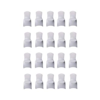 OEM 20 Fundas El&aacute;sticas Para Sillas, Ideales Para Bodas, Fiestas Y Decoraci&oacute;n De Sillas De Comedor