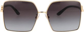 Dolce & Gabbana Stijlvolle zonnebril met model 0Dg 2279 - Dames - Zonnebrillen - Geel - 60 MM - Accessoires