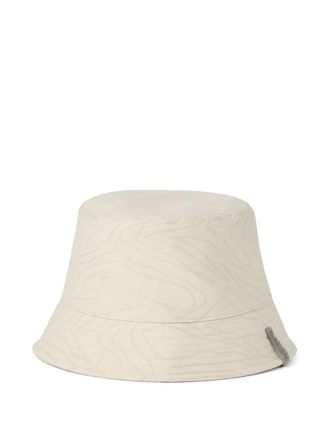Brunello Cucinelli Cappello bucket - Bianco