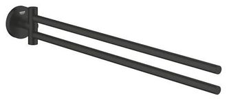 GROHE Start Toallero Mural Doble Negro Mate 439 Mm
