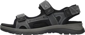 Waldl&auml;ufer H-Taro Sandal - Heren - Sandalen - Grijs - 47 EU - Leer - Schoenen