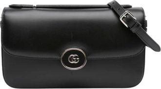 Gucci Pre-owned Shoulder Bags, female, Black, Size: ONE SIZE Pre-owned Vintage Shoulder Bag