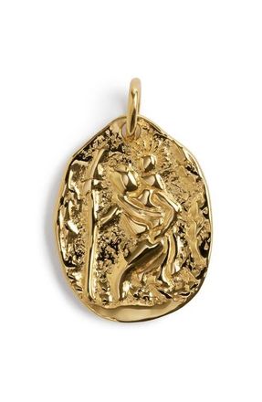 Monica Vinader St. Christopher Pendant in 18K Gold Vermeil at Nordstrom