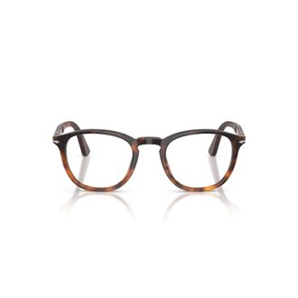 Persol 0po3143v Round Acetate Eyeglasses with Tortoiseshell Pattern