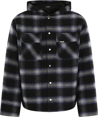 Represent Hooded Overshirt - Heren - Zomerjassen - Zwart - S - Katoen - Jassen