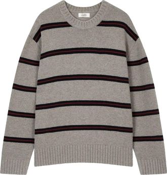 STUDIO TOMBOY Maglione a righe - Grigio